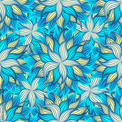 Spring or summer flowers pattern. Floral background. photo