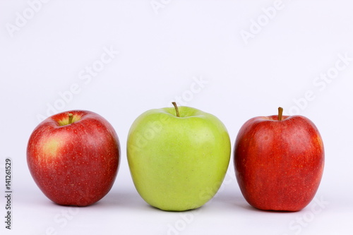 Juicy appetizing apples