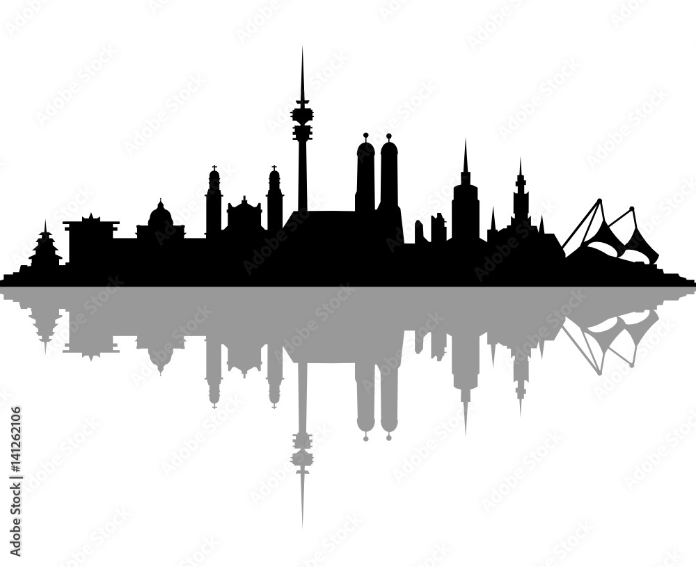 Fototapeta premium Panoramę Monachium