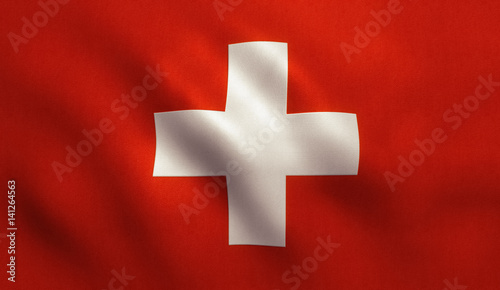 Obraz na płótnie Switzerland Flag