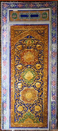 Arabic and islamic style mosque mosaic and pattern 