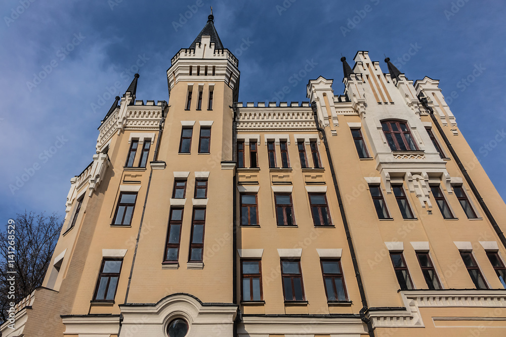 Castle of Richard the Lionheart on Andrew descent. Kiev. Ukraine