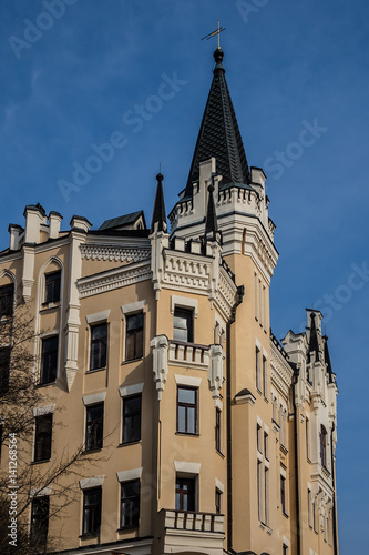 Castle of Richard the Lionheart on Andrew descent. Kiev. Ukraine