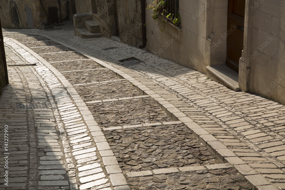 Street in Uzes, Provence, France