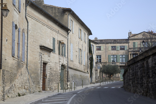 Street in Uzes; Provence; France