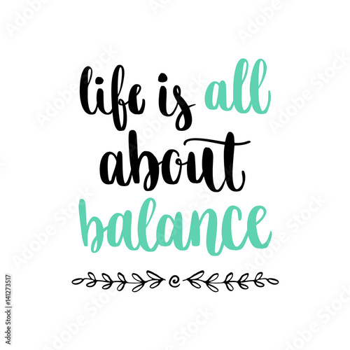 Modern calligraphy style inspiration yoga phrase.