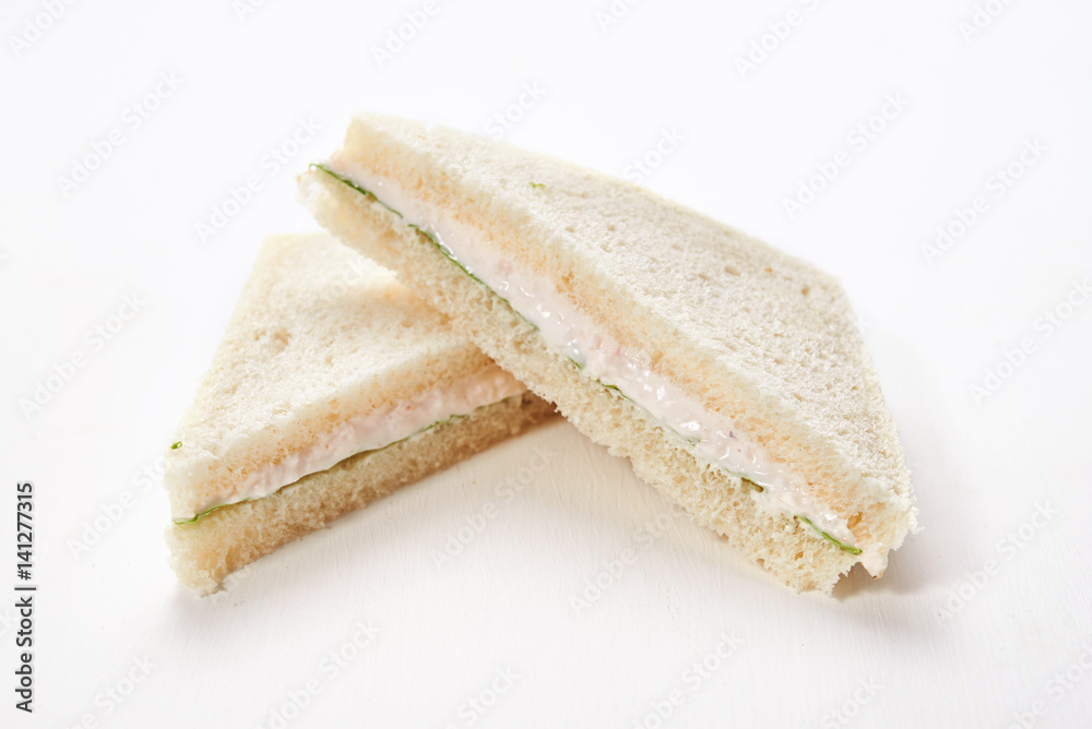 sandwich with fish spread