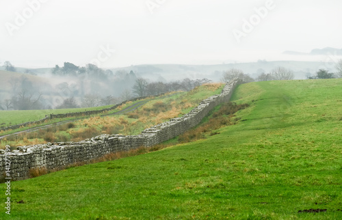 Hadrian's Wall at Birdoswald, England