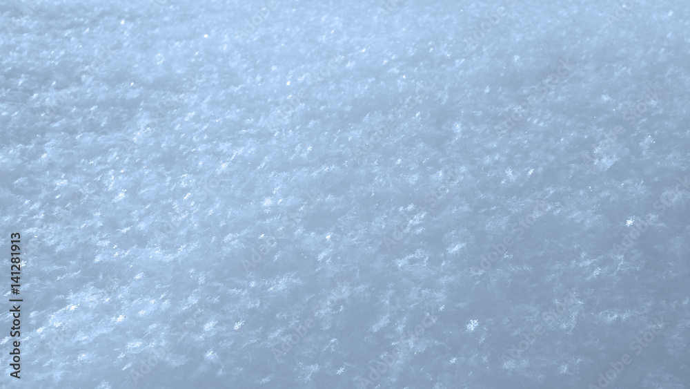 Obraz premium Winter snowflakes background image.