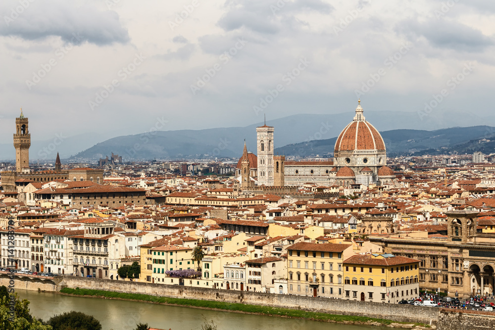 Florence is famous for its spectacular views, has a rich historical and cultural heritage
