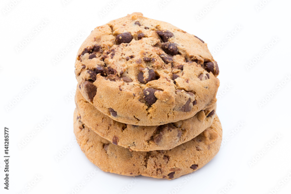 Cookies nuts on the isolated on white background. Cookies nuts on the isolated on white background.