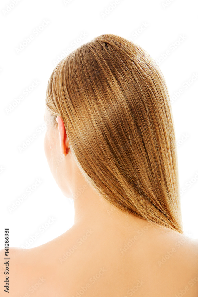 Beautiful long blonde hair, isolated on white. Beautiful long blonde hair, isolated on white.