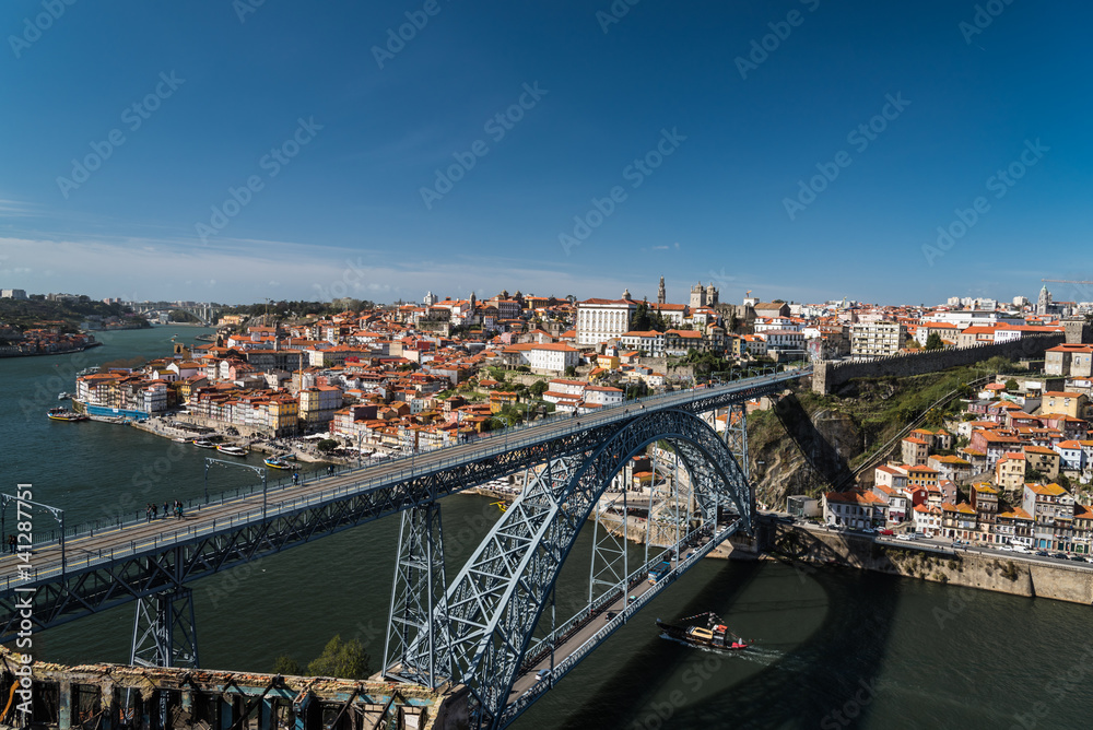 Aerial view of Porto (Oporto), Portugal
