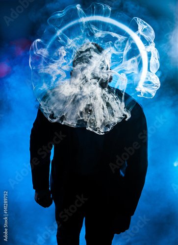 Large rings of smoke. Medus...