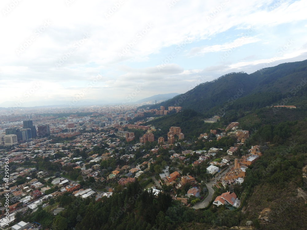 Bogotá, Usaquen, Santa Ana desde él aires 