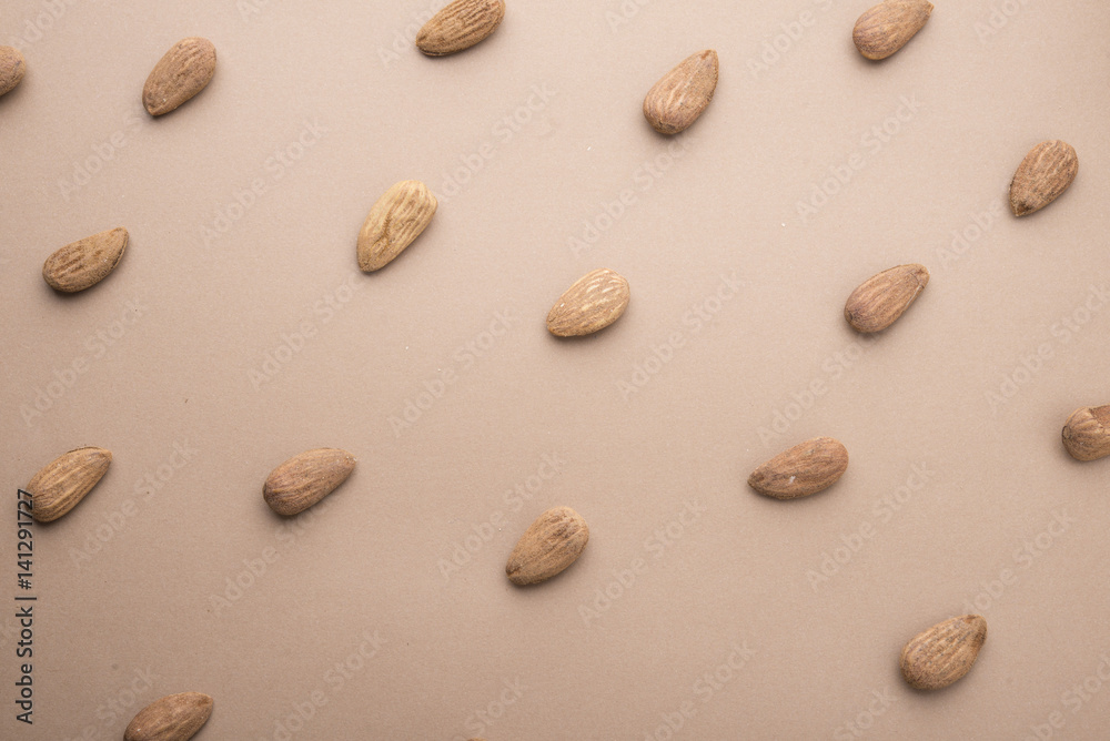 Almond background Almond background