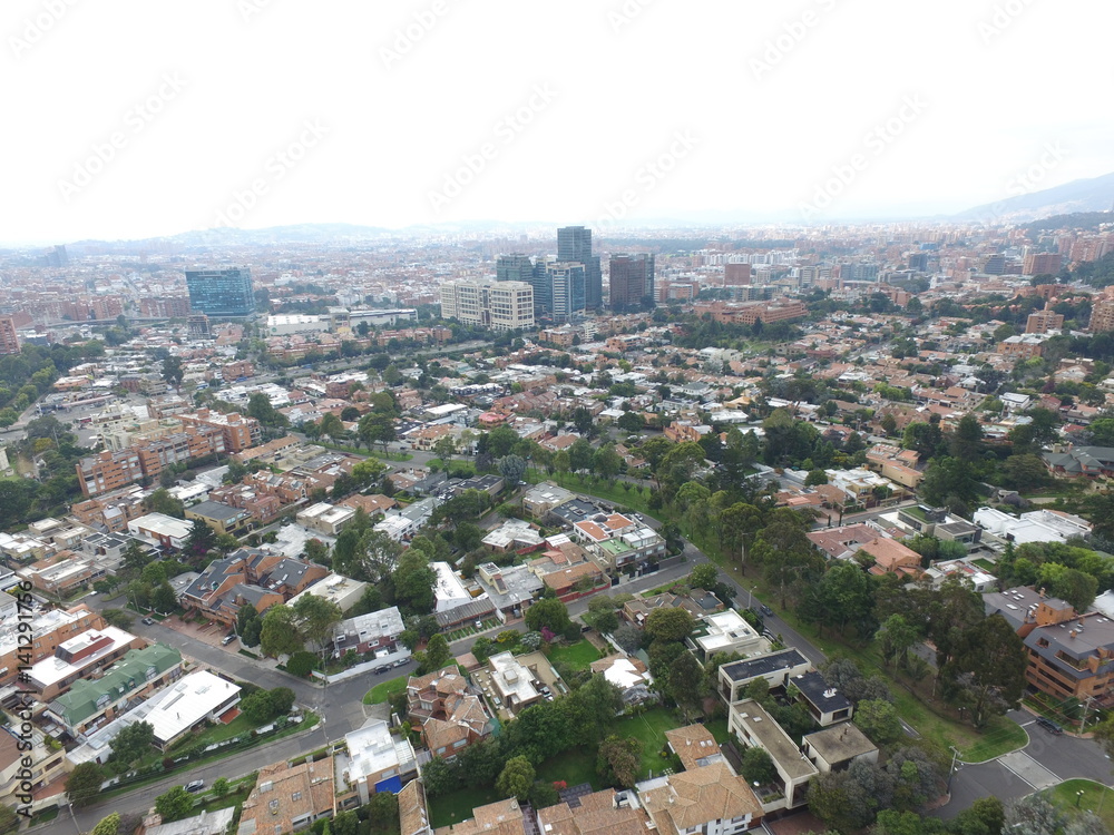  Bogota, Usaquen, Santa Ana arquitectura desde el aire