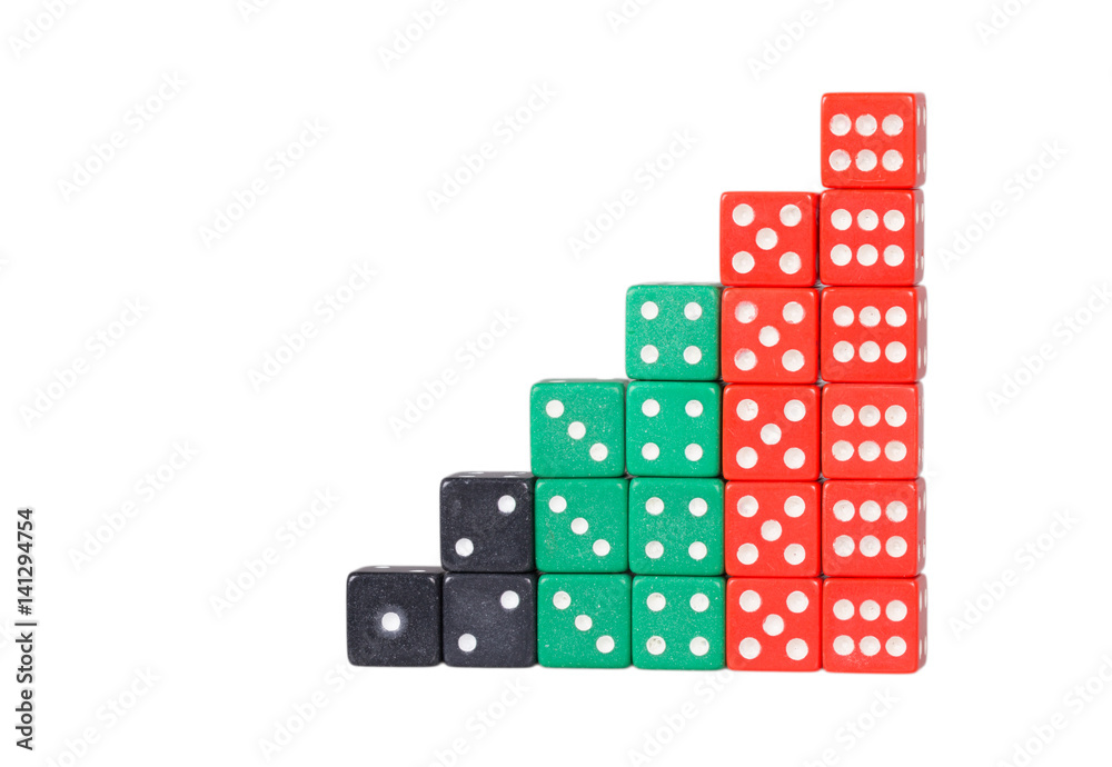 Obraz premium concept luck - bone in the form of a pyramid