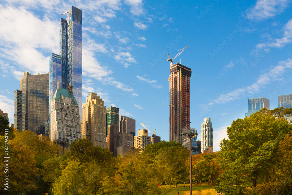 Fototapeta premium Central Park in the Autumn