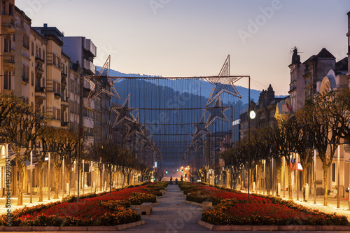 Photos Liberdade Avenue in Braga at dawn