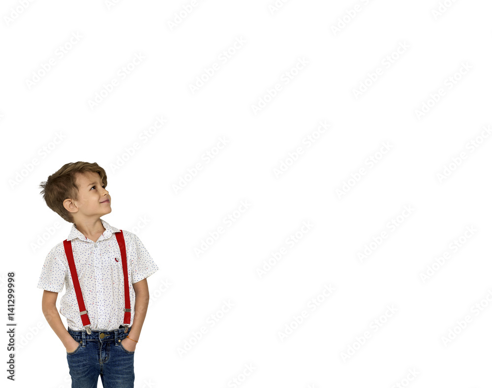 Boy Standing Protrait Studio Shoot Boy Standing Protrait Studio Shoot