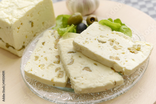 Selection of cheese - organic dairy products