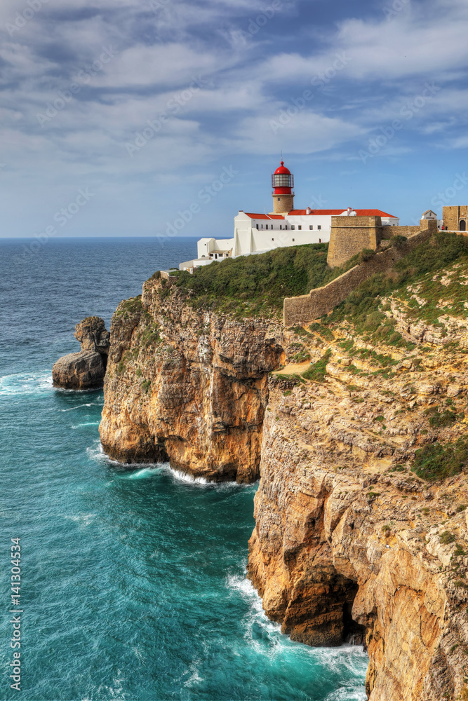 Cape St. Vincent Lighthouse in Portugal