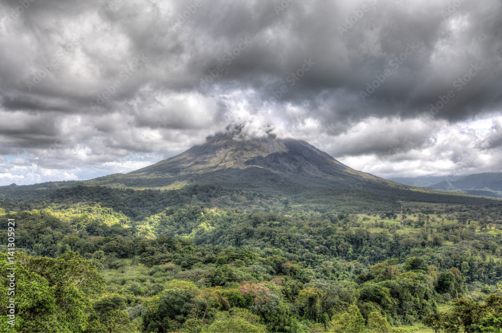Arenal Volcano - Peak in Clouds