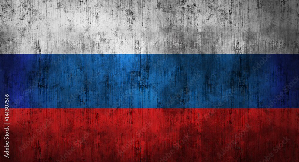 Grunge crumpled russian flag. 3d rendering Grunge crumpled russian flag. 3d rendering
