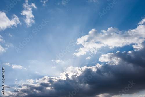 low angle view of beautiful cloudscape.