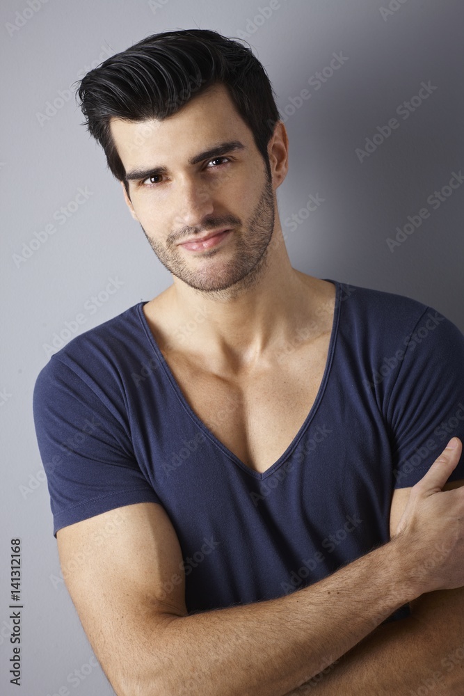 Obraz premium Portrait of muscular man