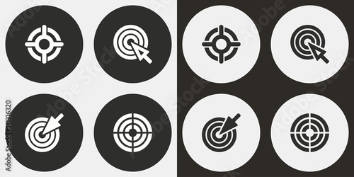 Target icon set.
