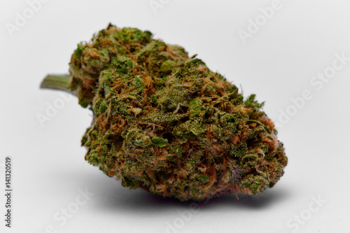 Close up of Blue Dream medical marijuana bud