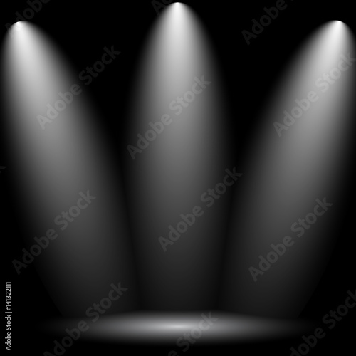Black Empty Photo Studio