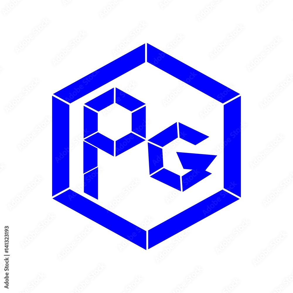pg blue and white