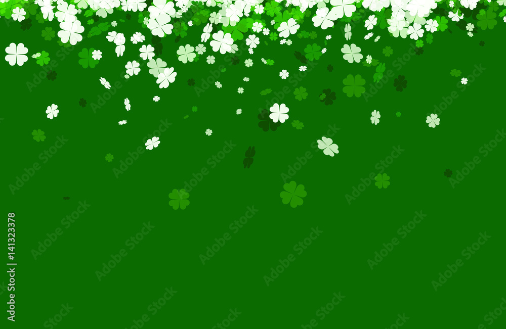 Green St. Patrick's day background.
