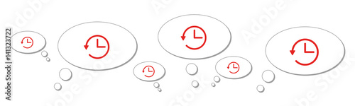 Gedankenblasen - Zeitumstellung