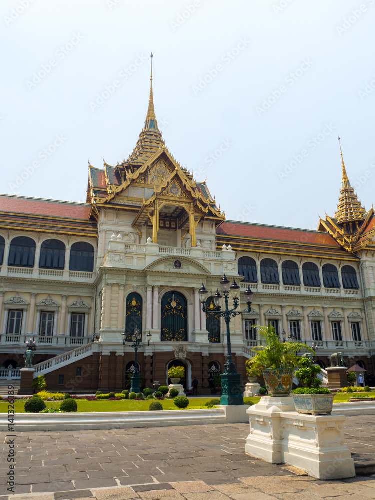 Naklejka premium GRAND PALACE & WAT PHRA KAEW Temple, Bangkok, Thailand