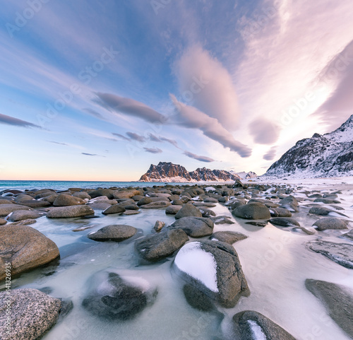 Skagsanden beach, Lofoten photo