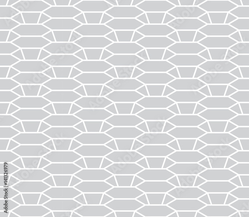 Fototapeta Naklejka Na Ścianę i Meble -  geometric 3d relief outline hexagon grid texture pattern