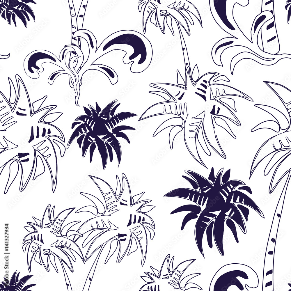 palm tree pattern