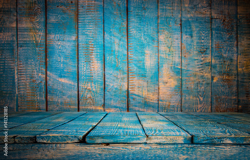 Empty wooden background table
