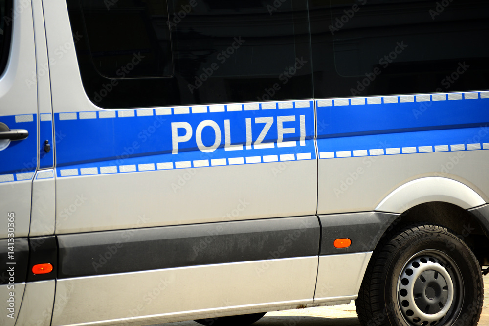 Naklejka premium Polizei