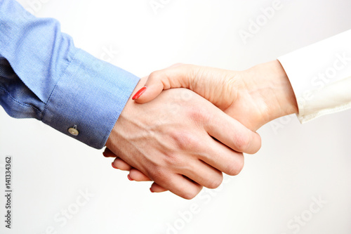 Business people handshake after agreement or contract conclude © adrian_ilie825