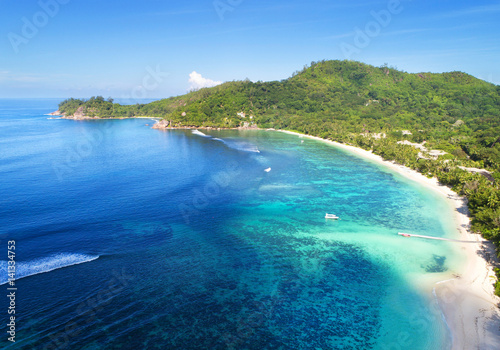 Strandbucht auf den Seychellen