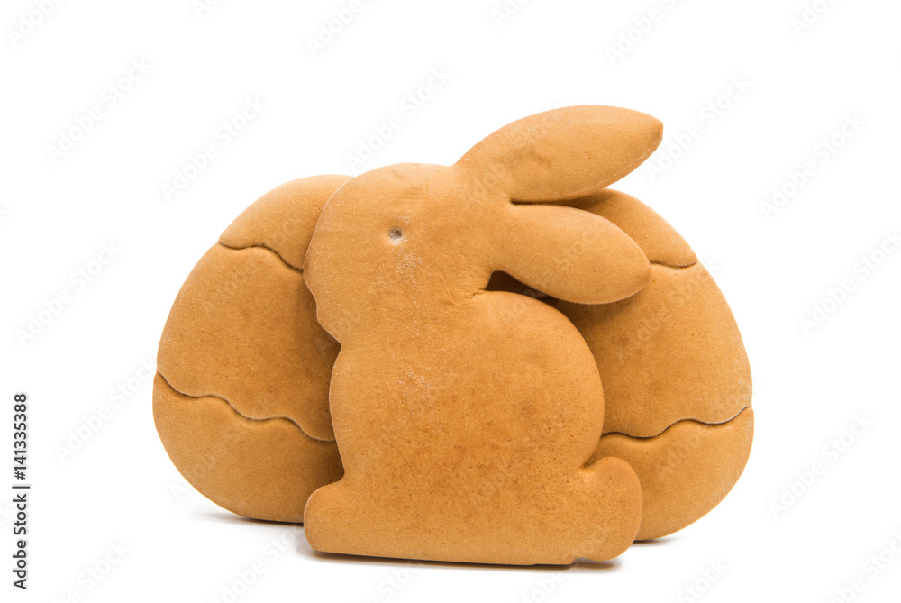 Easter biscuits isolated Easter biscuits isolated