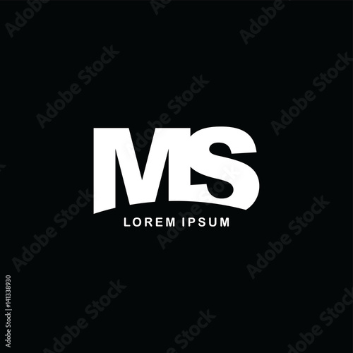 initial letter brand logo template logotype