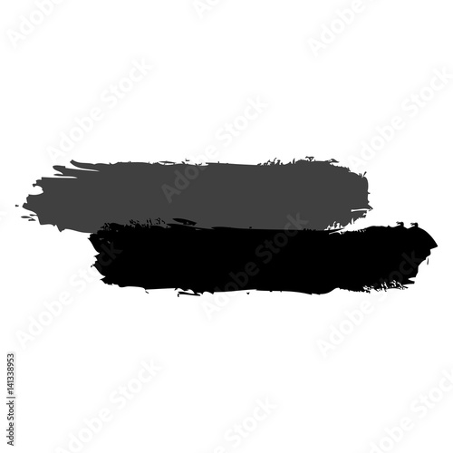 Two Gray Brushstroke Paint