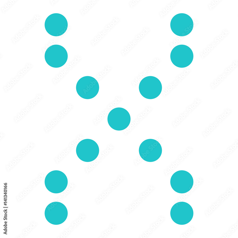 Digital letter X display board round dot Digital letter X display board round dot