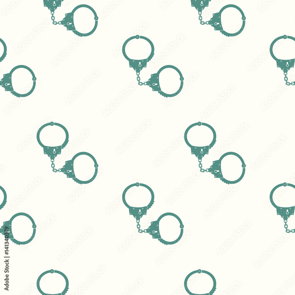 seamless pattern with handcuffs for your design seamless pattern with handcuffs for your design